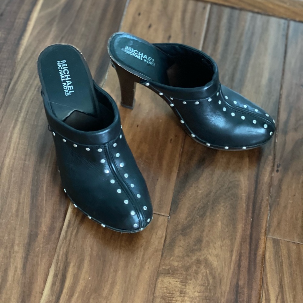 Michael Kors studded mules shoes